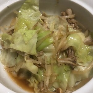 シンプル野菜炒め